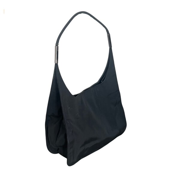 vtg GUCCI black nylon shoulder bag 001-3167 - Picture 1 of 13